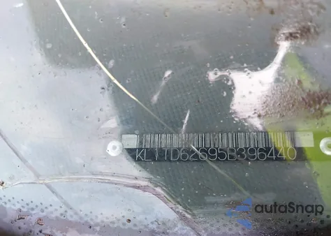 2005 Chevrolet Aveo Ls из США, поврежденный, VIN KL1TD62695B396440